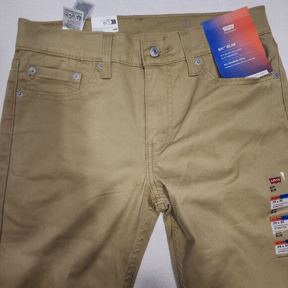 Levi's 511 slim sit below the waist slim throughout W29''x L30'' men pants - Picture 7 of 7